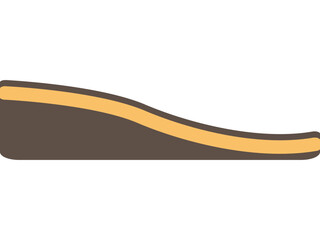 Curved Footer Design Icon