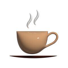 Hot Smoke Coffee Cup Icon