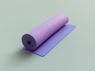 Rolled Yoga Mat