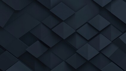 Dark Geometric Abstract Architecture Design
