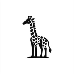 Giraffe Vector Illustration – Wildlife Animal Art Design