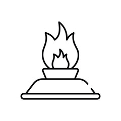 Gas Stove Vector icon