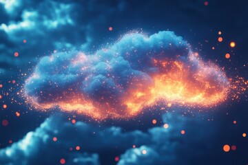Cloud computing model showcasing smart cost control with flexible scaling and dynamic pricing for contemporary technology strategies and infrastructure enhancement