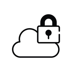 Cloud  Icon vector stock illustration