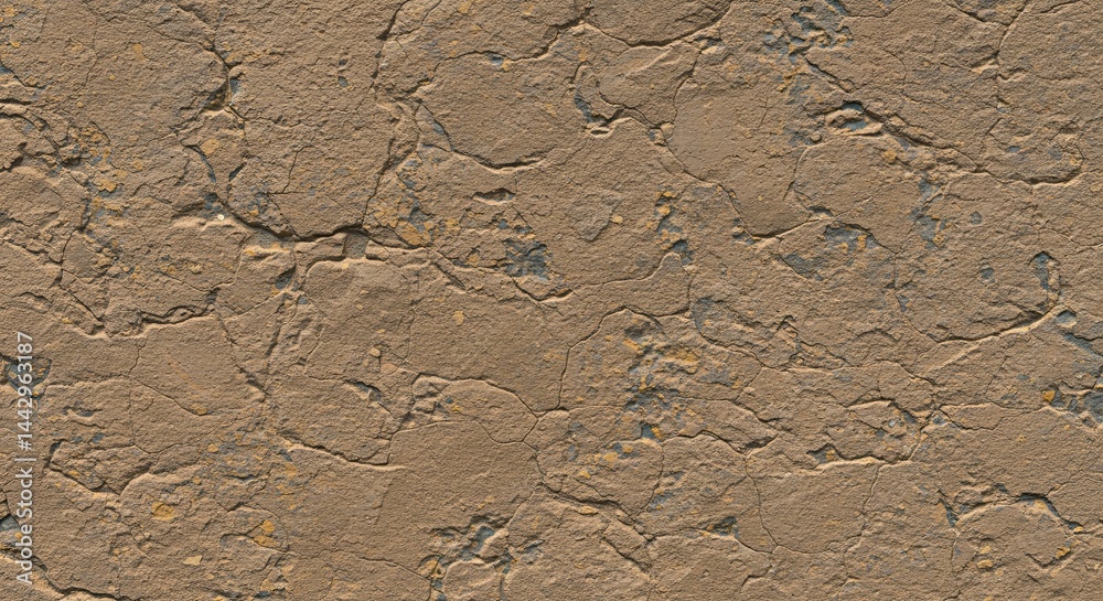 Aufkleber a wall with a rough texture and a brown color