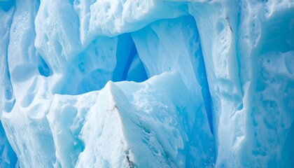 Obraz premium Glacial iceberg detail from ice calved off the LeConte Glacier, Southeast Alaska,