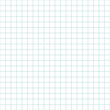 vector squared grid paper seamless pattern on transparent background.