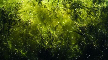 Cosmic View of Moss-Like Networks in Space