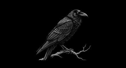 Elegant black vector mandala with fine detail