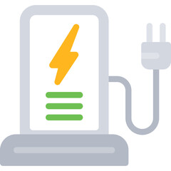 Charging Station Flat Icon