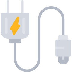 AC Adapter Flat Icon