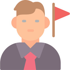 Employee Training Flat Icon
