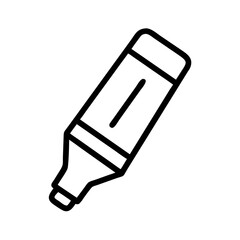 Marker Pen Vector Icon - Office Tool Symbol