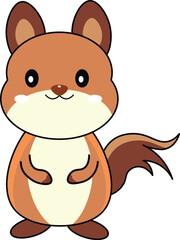 Minimal Squirrel Icon