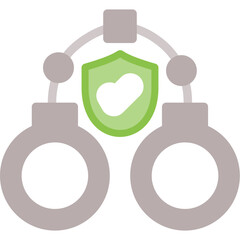 Crime Prevention Flat Icon