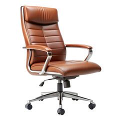 Obraz premium Office chair isolated on transparent background 