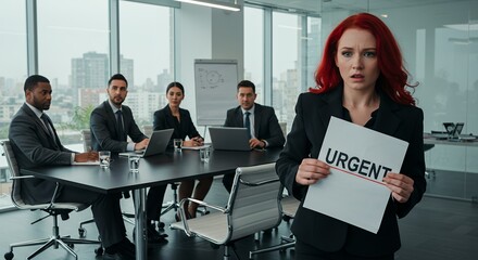 Urgent notice business meeting