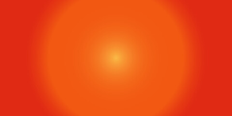 Vibrant radial gradient with warm tones of orange and red blending from center to edges, perfect for backgrounds and designs. Vector illustration