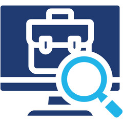Job Portal icon symbol. Vector illustration.