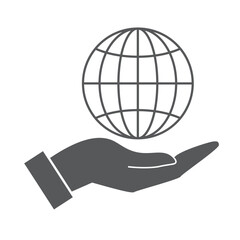 Vector icon set. Globe. Planet Earth. Environment icons. Ecology.