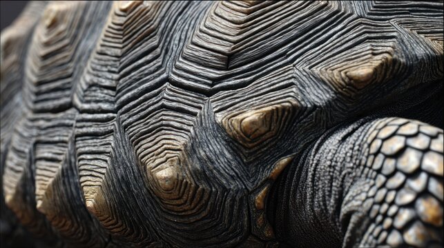 Tortoise Shell Detail: Natural Armor Texture