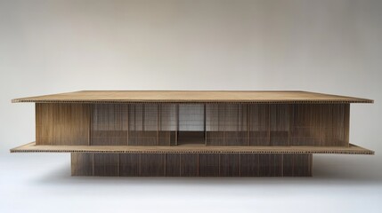 Modern Cardboard House Coffee Table