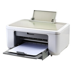 Printer isolated on transparent background 