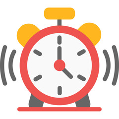 Alarm Clock Flat Icon