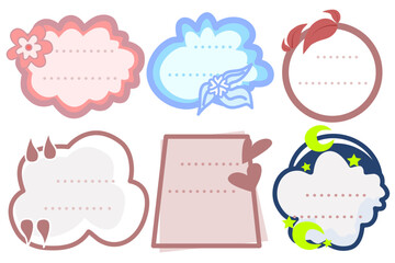 Vintage Scrapbook Label – Retro Vector Decorative Element