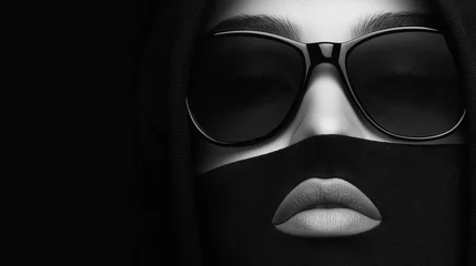 Black effect overlay on a portrait, adding a dramatic and moody tone to the image. © MAY