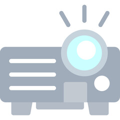 Fototapeta premium Projector Flat Icon