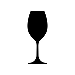 wine glass icon vector
