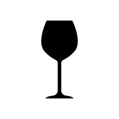 wine glass icon vector