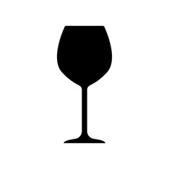 wine glass icon vector