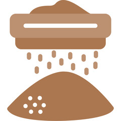 Sifting Screen Flat Icon