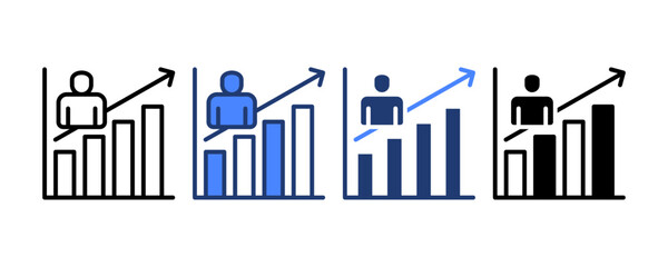 Journey Icon set multiple style collection