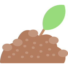 Sowing Seeds Flat Icon