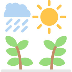 Crop Field Flat Icon