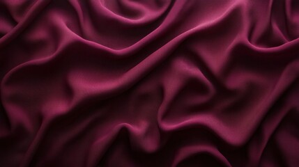 Obraz premium Rich burgundy fabric folds