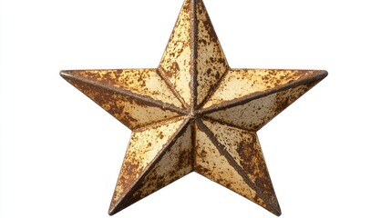 Rustic metal star