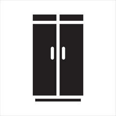 wardrobe icon.vector wardrobe vector illustration,on white background