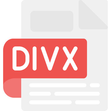 DIVX Flat Icon
