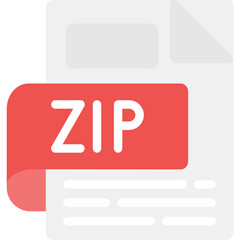 ZIP Flat Icon