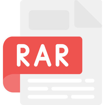 RAR Flat Icon