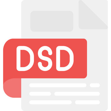 DSD Flat Icon