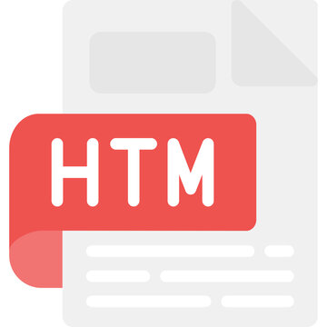 HTM Flat Icon
