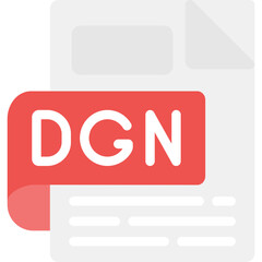 DGN Flat Icon