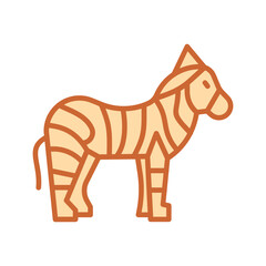 Zebra Vector Icon