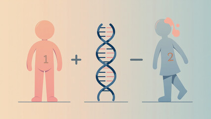 genetic material determines traits inherited parents affecting physical characteristics