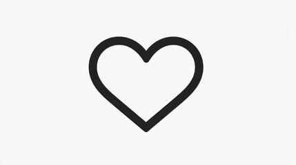 Simple heart icon